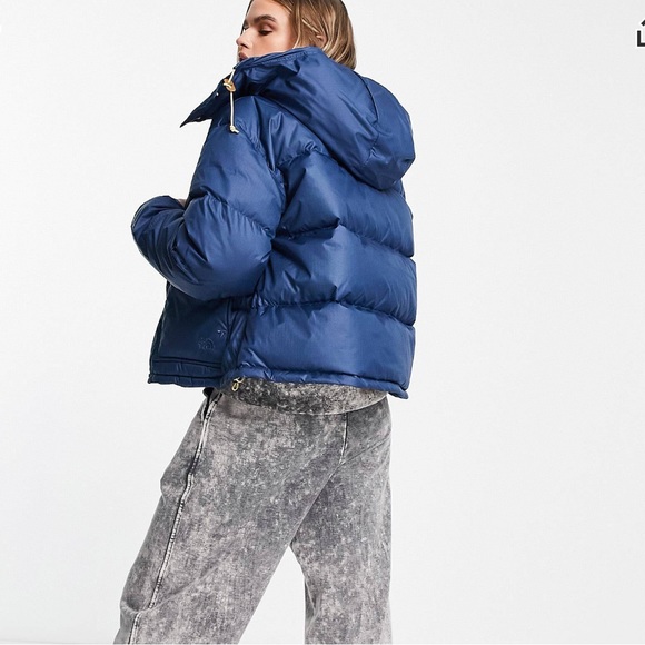 The North Face Women’s 71 Sierra Down Cropped Jacket in Shady Blue Size Small - Picture 2 of 12